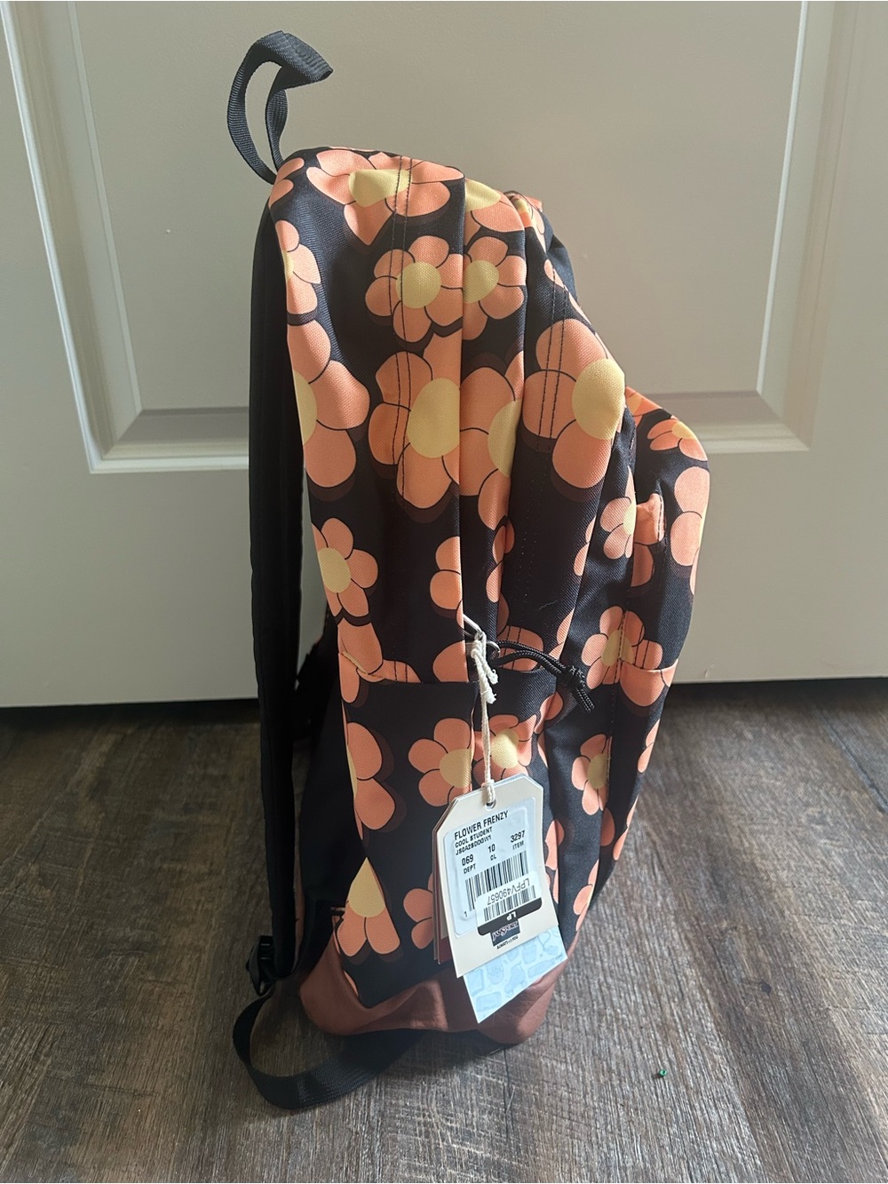 JanSport Cool Student 17.5" Backpack - Flower Frenzy- NWT - Picture 3 of 5
